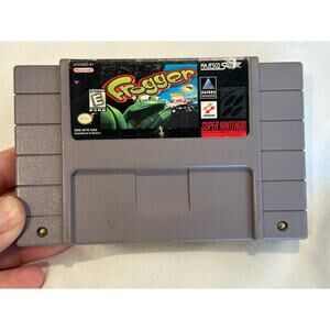 Super Nintendo SNES 1998 frogger authentic video game vintage original
